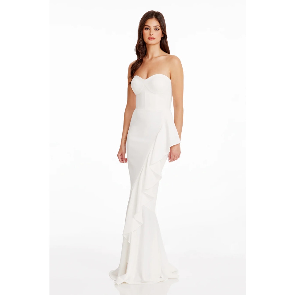 Nwt Dress The Population Paris Gown Small